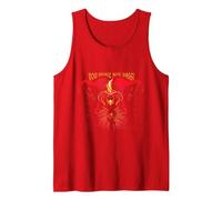 You Shall Not Pass Fantasy Wizard Art- EL SEÑOR DE LOS Anillos Camiseta sin Mangas, Hombre, Rojo, S