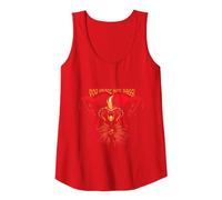 You Shall Not Pass Fantasy Wizard Art- EL SEÑOR DE LOS Anillos Camiseta sin Mangas, Mujer, Rojo, S