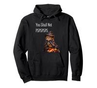 You Shall Not PSPSPSPS, Cute Wizard Costume Cat Sudadera con Capucha