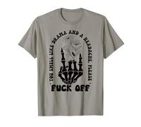 You Smell Like Drama a Headache Go Away F Off Middle Finger Camiseta
