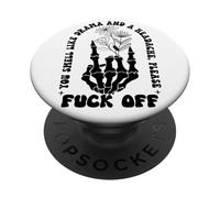 You Smell Like Drama a Headache Go Away F Off Middle Finger PopSockets PopGrip Adhesivo
