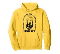 You Smell Like Drama a Headache Go Away F Off Middle Finger Sudadera con Capucha