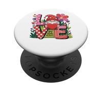 You Stole My Heart - Gnomo de Amor para el día de San Valentín PopSockets PopGrip Adhesivo