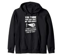 You Think You Can Hurt My Feelings Mecánica Hombres Divertidos Papá Sudadera con Capucha