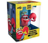 You Tooz Choking Mr Krabs Vinilo de 3.6 Pulgadas, Producto Oficial de Asfixia Mr. Krabs Coleccionable de Bob Esponja por Youtooz Spongebob Squarepants Collection