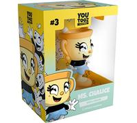 You Tooz Ms. Chalice Cuphead - Figura de Vinilo de 4.5 Pulgadas, Figura de acción Coleccionable