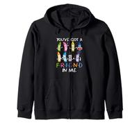 You 've Got Friend in Me Teacher Crayon School Student Sudadera con Capucha