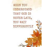 You Wait Differently Journal: Fall Themed Christian Prayer Blank Notebook for Women: For Faith, Scripture Writing, Gratitude, and Personal Reflections with God