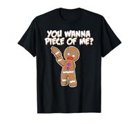 You Wanna Piece of Me Divertido Hombre de Jengibre Camiseta