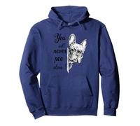 You Will Never Pee Alone French Bulldog Baño Sudadera con Capucha