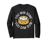 You Win Some You Dim Sum Juego de Palabras Divertido con Comida Manga Larga