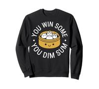 You Win Some You Dim Sum Juego de Palabras Divertido con Comida Sudadera