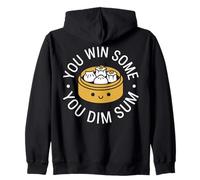 You Win Some You Dim Sum Juego de Palabras Divertido con Comida Sudadera con Capucha