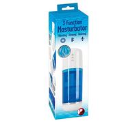 You2Toys 3 Function Masturbador Blanco/Azul/Transparente 25,2 cm