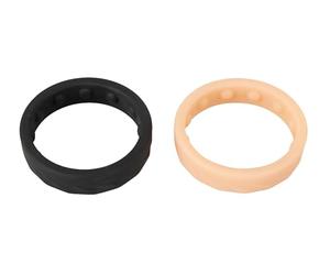You2Toys 4in1 Anillos para el pene Black/Light Skin Tone Ø 3,3 cm