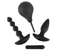 Set de vibradores anales Black Velvet (4 piezas)