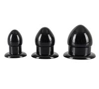 You2Toys - Conjunto de Buttplugs de Estiramiento Anal, Negro