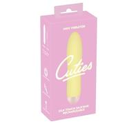 Cuties Mini vibrador – Silicona recargable – Amarillo 125 g