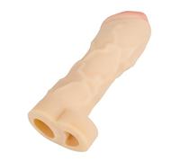 You2Toys Fundas para pene T&B EXTENSION | Funda estimulante para el pene, con anillo testicular, glande realista, estructura de estímulo