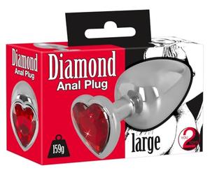 You2Toys Plugs KOREK ANALNY DIAMOND ANAL PLUG L