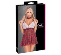 You2Toys Ropa interior erótica de cuero y látex para mujer Kleid kariert S