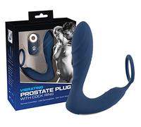 You2Toys Plug Prostático - Vibrador Anal con Anillo para Pene (Azul)