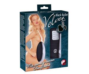 You2Toys Velvet Black Bullet Huevo Vibrante - 1 Unidad