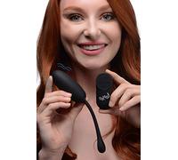 You2Toys XR Brands 28X Plush Egg & Remote Control - Black 100 g