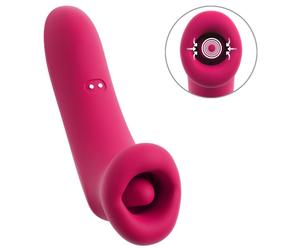 You2Toys You2Toys - Oral Fun Boca Succionadora Lengua Vibrante - Rosa