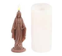 Youao Virgen María Moldes Silicona | Resina Modelo Femenino 3D,Moldes para Velas aromaterapia DIY para Hacer Velas, Cera Soja, jabón, Yeso, Resina epoxi