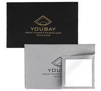 youbay 28x35cm Jewelry Cleaning Cloth - Polishing Cleaning Cloth Sewn Together for Silver Gold Platinum Sterling Silver