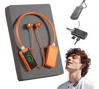 YOUBISON Foihletpath - Auriculares deportivos con Bluetooth, tarjeta de sonido inalámbrica, karaoke, transmisión en vivo, edición de audio, auriculares impermeables con banda para el cuello con