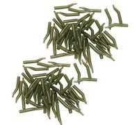 Youbones 100 unids/lote carpa pesca anzuelos de pelo aparejo línea alineador suave anti pesca/línea alineador accesorios