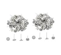 Youbones 1000 piezas mechas de vela 1 vela de bajo humo mechas con pestañas de metal mechas de luz de té para la fabricación de velas