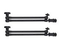Youbones 2 brazos articulados ajustables con fricción articulada y soporte para zapatos calientes para luz LED DSLR Rig LCD Monitor