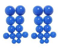 Youbones 24 piezas azul ventosas de vacío tazas para la salud esencia silicona ventosa masaje