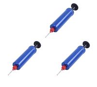 Youbones 3 pelotas inflables de mano con aguja, color azul