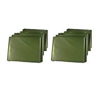 Youbones 8Pack Manta de emergencia ultraligera reutilizable - Manta de emergencia para camping senderismo al aire libre