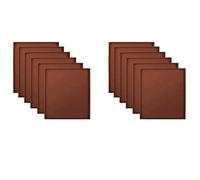 Youbones Juego de 12 hojas de silicona antiadherentes para deshidratar carne, verduras, frutas, alimentos, estera