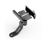 YOUBONET para HON@&DA DREAMWING Navi 110 Accesorios Soporte Teléfono Móvil con GPS Manillar De Motocicleta(Mirror Holder Black)