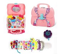 YouCute Kit Pulseras Niños Para Hacer Set Para Hacer Pulseras De La Amistad Gomas Pack Caja Para Hacer Juguetes Regalo Niña 5 6 7 8 9 10 11 12 Años