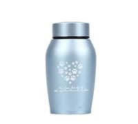 Youdear Service Urna para cenizas de mascotas, cachorro, gato, cachorro, cachorro, ceniza, ceniza, cachorro, gato, pequeño, azul