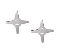Youdefa 2 Piezas 15 cm 4 Dientes Hoja Universal BateríA de Litio EléCtrica CortacéSped Accesorios Recargable CortacéSped Cuchilla CortacéSped