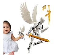 Youding Action Figures - Joint Movable 3D Printed Full-Body Mechanical Moving Toys | Third Generation Collectible Model | Highly Gift for Collection, Decoration, Random Color