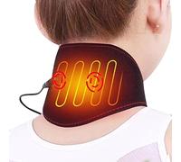 Youding Almohadilla eléctrica para el Cuello,Almohadilla eléctrica con Malla - Envoltura para el Cuello calentada por USB Lavable 5 configuraciones Temperatura Ajustables para aliviar