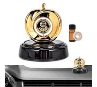 Youding Aromaterapia solar rotativa para coche, ambientador solar para coche, purificador de aire de energía solar para automóviles, difusor de aceite de gasolina diseño fruta,