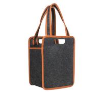 Youding Bolsa De Botella De Vino De Fieltro | Bolsa Tote Tote para Botellas De Vino | Manejar El Diseño De La Botella De Vino para Barbacoa, Acampar, Viajar, Picnic