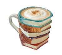 Youding Café En Forma De Libro - para Té y Bebidas con Diseño ,Temática Para Lectores - Para Apasionados Lectores Mujeres Hombres Escritores Bibliotecari Leche Vino