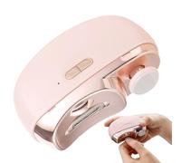 Youding Cortauñas eléctrico, LIIMA de uñas portátil de 3,35 pulgadas, corte automático de uñas, corte automático de pulido de uñas de bolsillo, amoladora de uñas eléctrica, suministros para blanco)