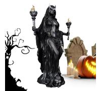 Youding Estatua de la Diõsa Griega Hécate - Escultura de Resina de la de la Noche | Hécate del Inframundo, Portadora de Luz | Pieza de Arte Gótico de 16 cm y Decoración de de Halloween